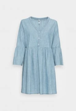 JDYDICTE CHAMBRAY DRESS - Robe De Jour - Blue Denim -JDY Soldes Magasin 57cc75e105e24f78be9119bc1063f9e1