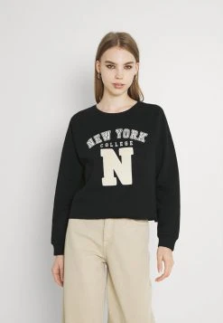 JDYLINE LIFE RAGLAN PRINT - Sweatshirt - Black