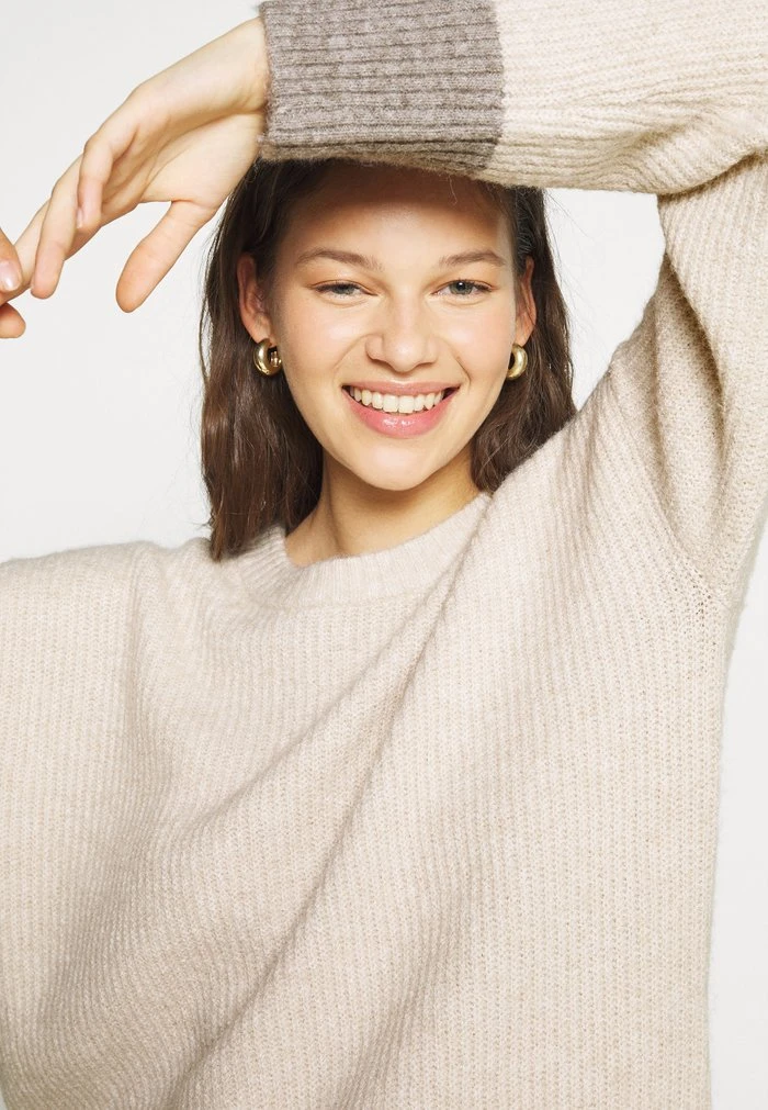 JDYHUDSON LIFE - Pullover - Pumice Stone 4 JDYHUDSON LIFE - Pullover - Pumice Stone – Image 4