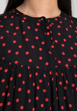 JDY MUNTE LONG - Robe De Jour - Black High Risk Red Polka Dot -JDY Soldes Magasin 5aaa7867af814dfc8f61ddf7ae2e796a