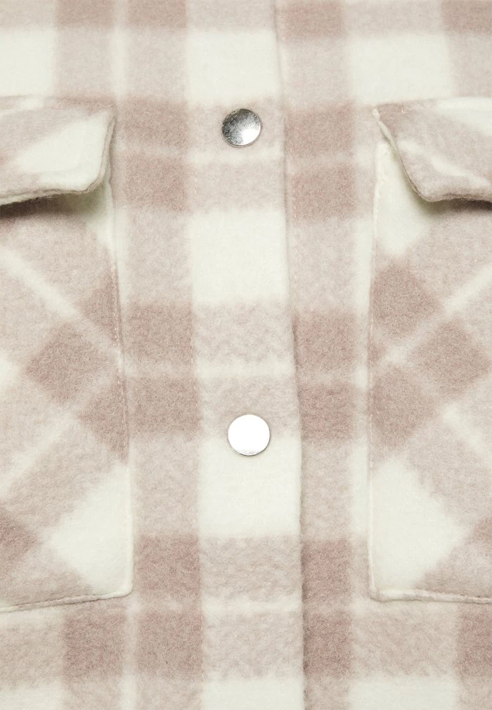 JDYHOLLY CHECK SHORT SHACKET - Veste Légère - Bark 3 JDYHOLLY CHECK SHORT SHACKET - Veste Légère - Bark – Image 3