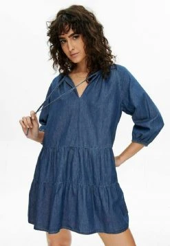 JDY Robe En Jean - Medium Blue Denim -JDY Soldes Magasin 5b410b20f1f84d6ea721a8d4f5cea926