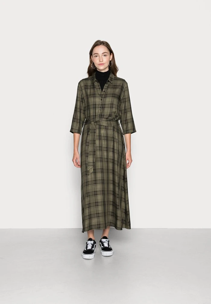 JDYSTAY MIDCALF DRESS - Robe Chemise - Kalamata 1 JDYSTAY MIDCALF DRESS - Robe Chemise - Kalamata