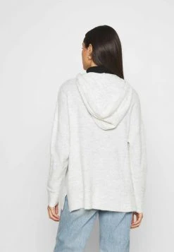 JDYELANOR HOOD - Pullover - White/melange -JDY Soldes Magasin 5c587231fa984bff8b3fdbaf7eefa08e