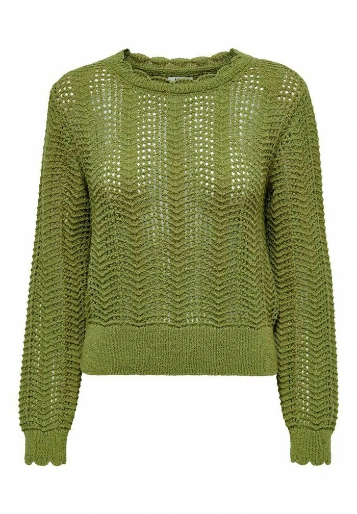 JDY Pullover - Green Moss 1 JDY Pullover - Green Moss
