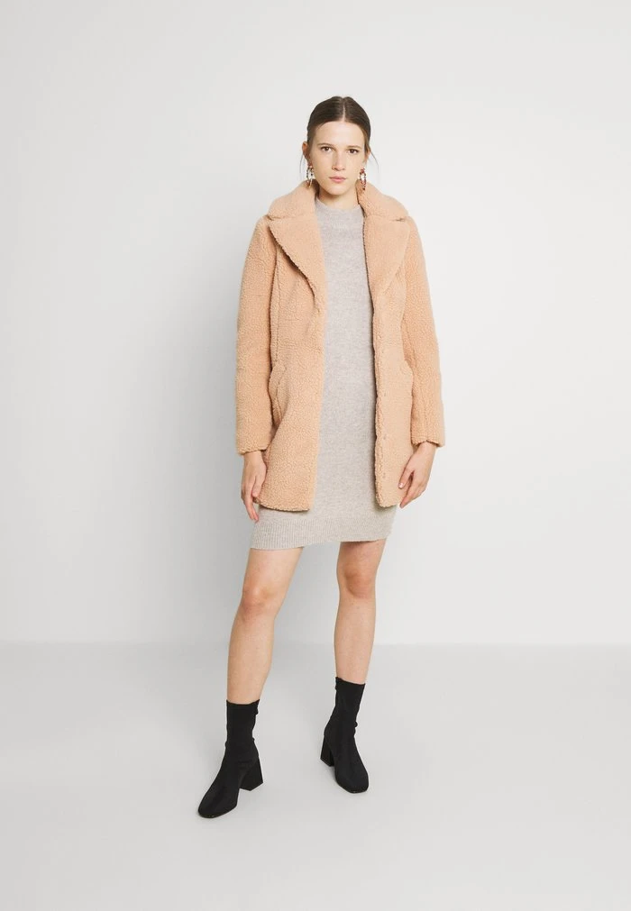 JDY HIGH NECK KNT NOOS - Robe Fourreau - Chateau Gray 2 JDY HIGH NECK KNT NOOS - Robe Fourreau - Chateau Gray – Image 2