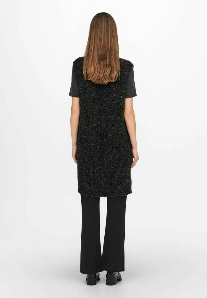 JDY Veste Sans Manches - Dark Grey Melange 3 JDY Veste Sans Manches - Dark Grey Melange – Image 3