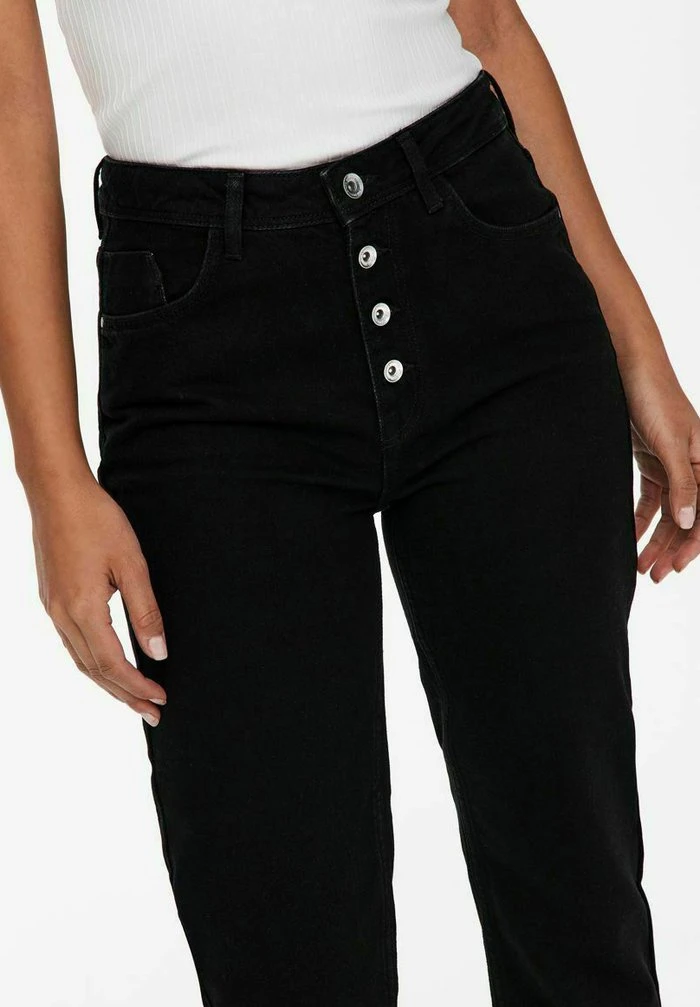 JDY WILLIE LIFE HW - Jean Droit - Black Denim 4 JDY WILLIE LIFE HW - Jean Droit - Black Denim – Image 4