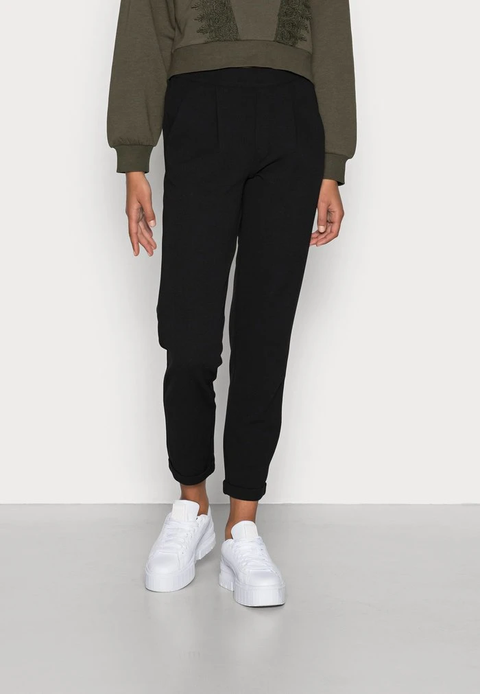 JDYDELICIOUS MIA ANCLE SOLID PANT - Pantalon Classique - Black 1 JDYDELICIOUS MIA ANCLE SOLID PANT - Pantalon Classique - Black