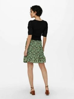 JDY KNIELÄNGE GESMOKT - Jupe Trapèze - Absinthe Green -JDY Soldes Magasin 631c1bc6ccb14056beb03b7f0b9722dd