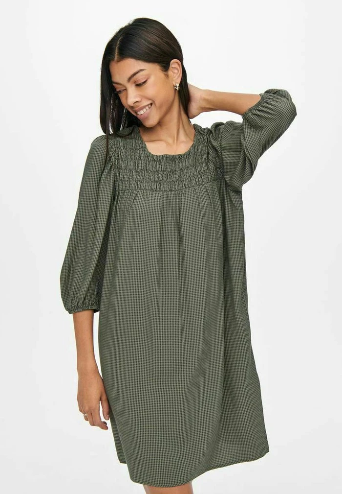 JDY 3/4 ÄRMEL - Robe De Jour - Basil 4 JDY 3/4 ÄRMEL - Robe De Jour - Basil – Image 4