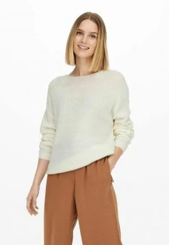 JDY RÜCKENFREIER - Pullover - Cloud Dancer