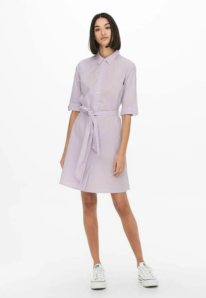JDYHALL DRESS - Robe Chemise - Lavender Frost 2 JDYHALL DRESS - Robe Chemise - Lavender Frost – Image 2