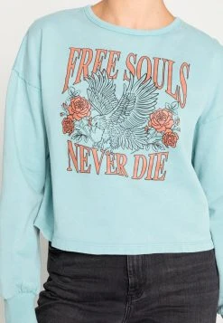 JDYAMY LIFE - Sweatshirt - Tourmaline -JDY Soldes Magasin 645c69926ba0408c9b2f6f8a0397894f