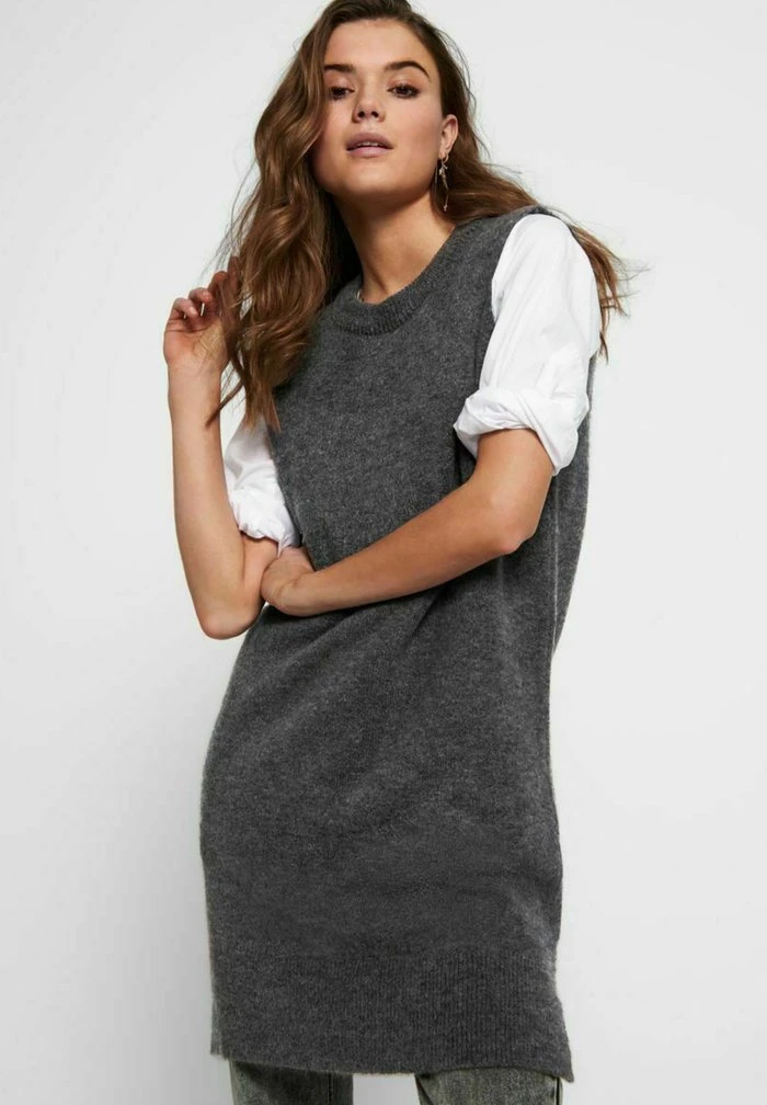 JDY Robe Pull - Dark Grey Melange 5 JDY Robe Pull - Dark Grey Melange – Image 5