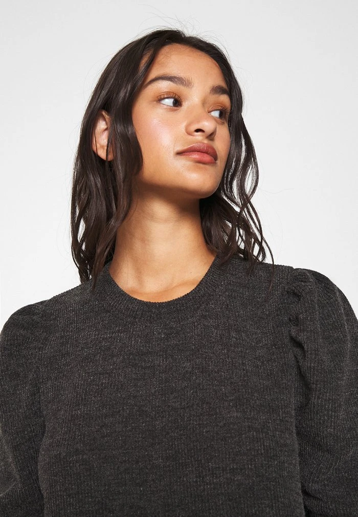 JDYAMAZA DRESS ABOVE KNEE - Robe Pull - Dark Grey Melange 4 JDYAMAZA DRESS ABOVE KNEE - Robe Pull - Dark Grey Melange – Image 4