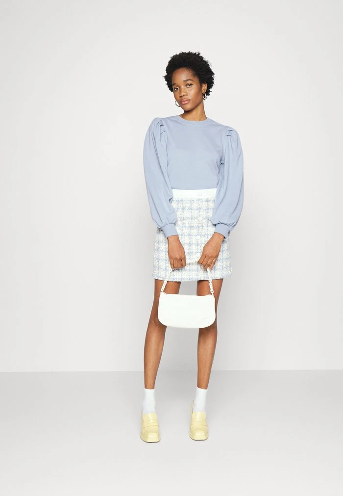 JDYMATHILDE - Sweatshirt - Blue Fog 2 JDYMATHILDE - Sweatshirt - Blue Fog – Image 2