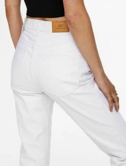 JDY Jean Droit - White -JDY Soldes Magasin 68e40e9eae1341a8861baea10e20dbe0