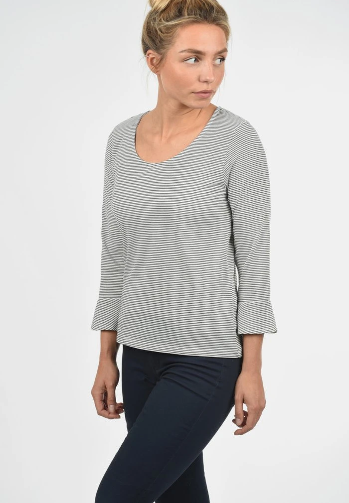 JDY 3/4-ARM-SHIRT LINDA - T-shirt à Manches Longues - Cloud Dancer 1 JDY 3/4-ARM-SHIRT LINDA - T-shirt à Manches Longues - Cloud Dancer