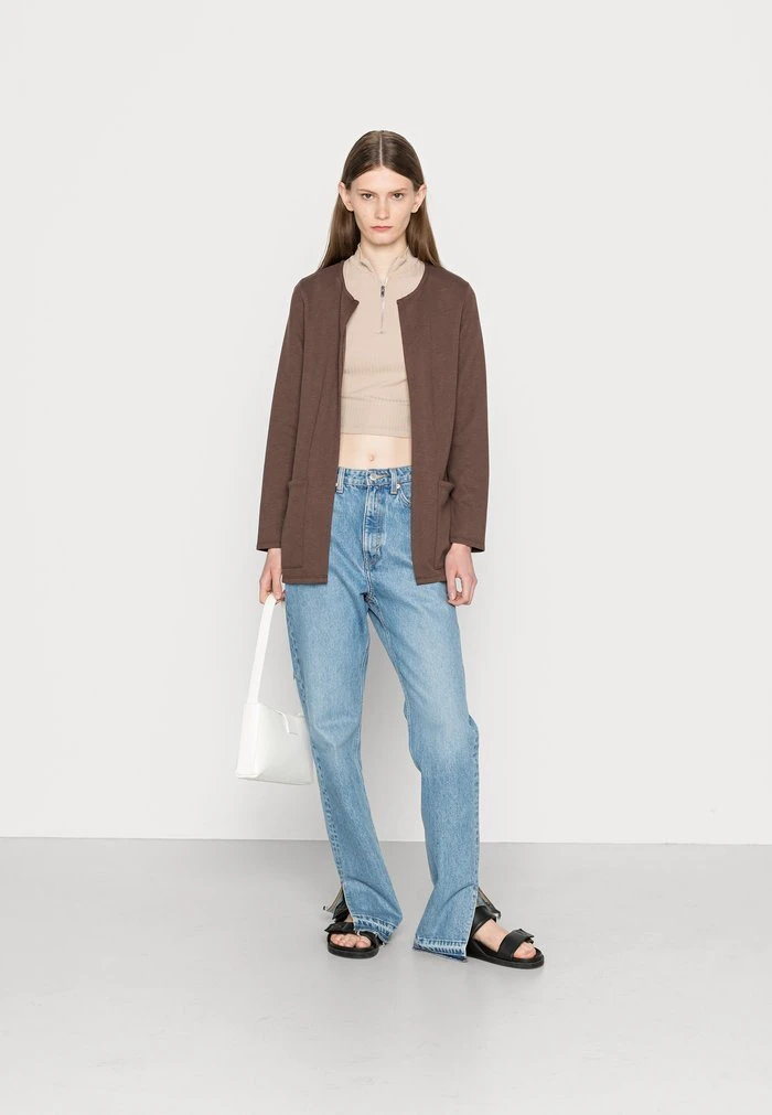 JDYSAGA NEW LONG CARDIGAN - Gilet - Bracken 2 JDYSAGA NEW LONG CARDIGAN - Gilet - Bracken – Image 2