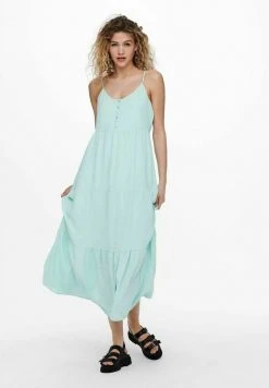 JDY Robe Longue - Pastel Turquoise