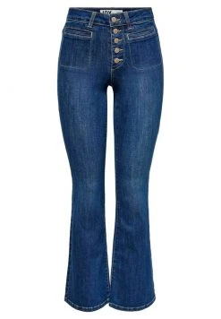 JDY FLORA LIFE - Jean Flare - Dark Blue Denim