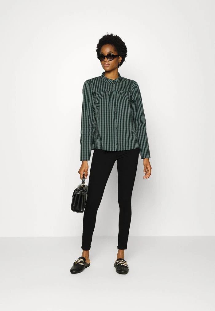 JDYJESSIE BUTTON - Chemisier - Dark Forest 2 JDYJESSIE BUTTON - Chemisier - Dark Forest – Image 2