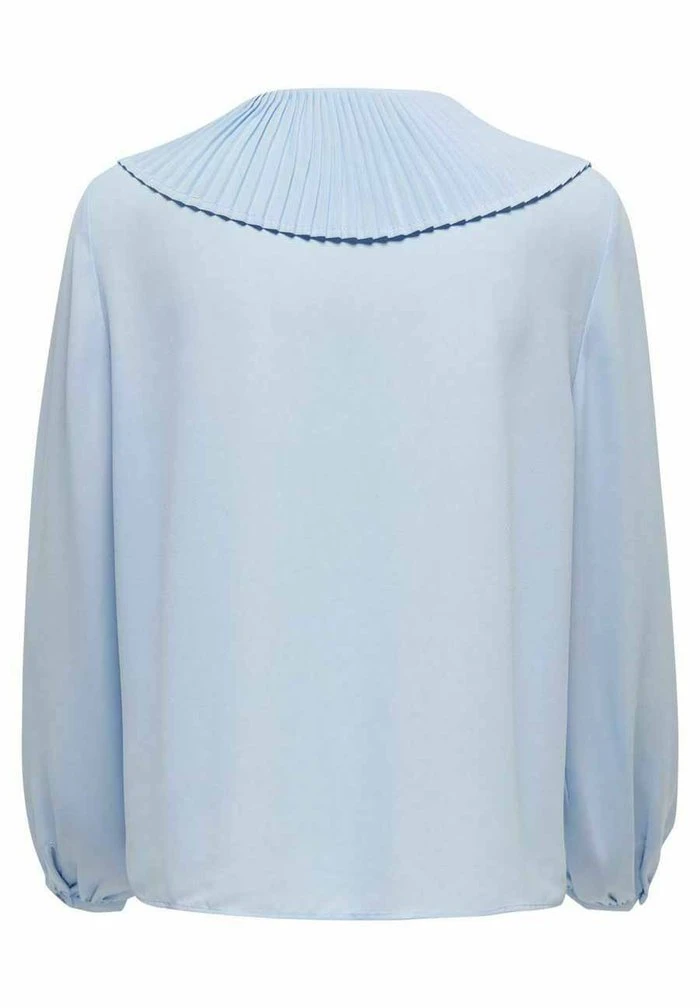 JDY PLISSEEKRAGEN - Blouse - Cashmere Blue 2 JDY PLISSEEKRAGEN - Blouse - Cashmere Blue – Image 2