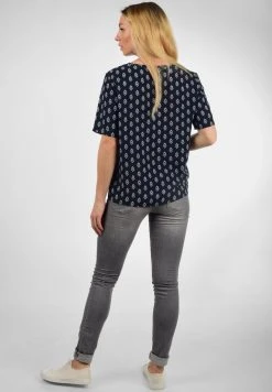 JDY BLUSE CRYSTAL - T-shirt Imprimé - Blue -JDY Soldes Magasin 6fc166c4114e42c093e381cff2df001a