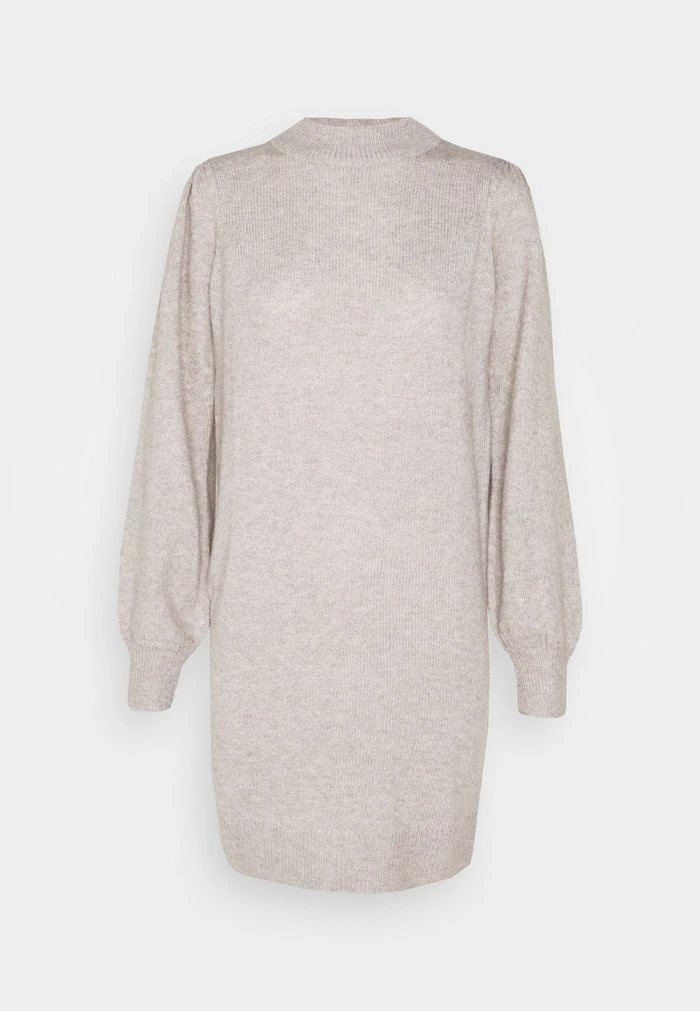 JDY HIGH NECK KNT NOOS - Robe Fourreau - Chateau Gray 5 JDY HIGH NECK KNT NOOS - Robe Fourreau - Chateau Gray – Image 5