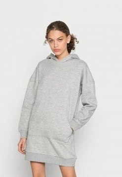 JDYPARIS LIFE HOOD DRESS - Robe De Jour - Light Grey Melange