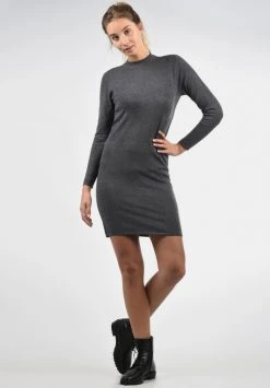 JDY KELLY - Robe Pull - Dark Grey