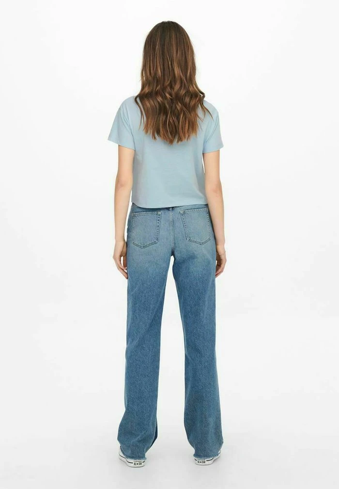 JDY T-shirt Basique - Cashmere Blue 3 JDY T-shirt Basique - Cashmere Blue – Image 3