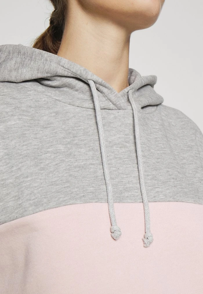 JDYLINE LIFE BLOCK HOOD - Sweatshirt - Light Grey Melange 6 JDYLINE LIFE BLOCK HOOD - Sweatshirt - Light Grey Melange – Image 6