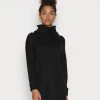 JDY ROLLNECK - Robe Pull - Black