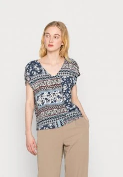 JDYSTARR LIFE V NECK - Blouse - Blue Indigo