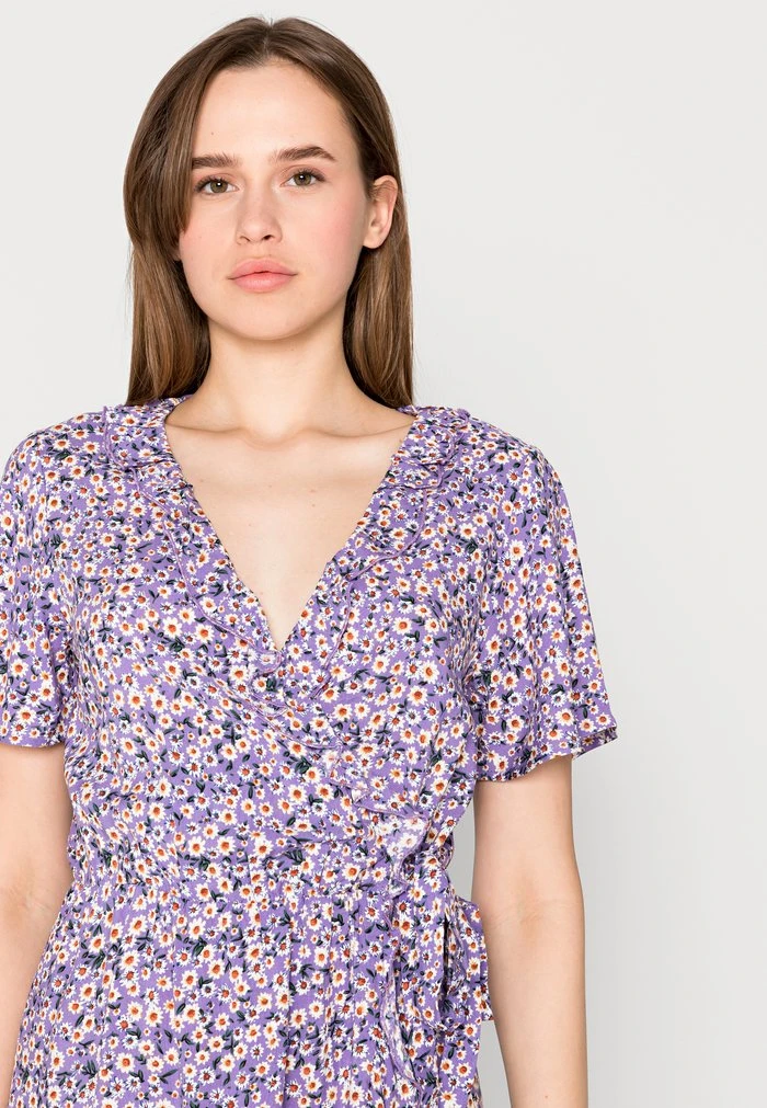 JDYSTARR LIFE WRAP DRESS - Robe De Jour - Chalk Violet 5 JDYSTARR LIFE WRAP DRESS - Robe De Jour - Chalk Violet – Image 5