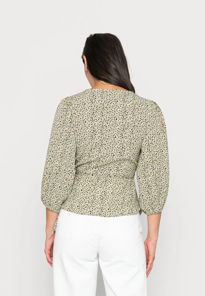 JDYSU WRAP - Blouse - Basil 3 JDYSU WRAP - Blouse - Basil – Image 3