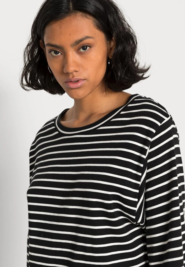 JDYMAGGIE - T-shirt à Manches Longues - Black/antique White 5 JDYMAGGIE - T-shirt à Manches Longues - Black/antique White – Image 5