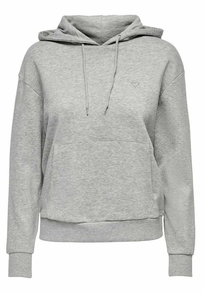 JDY Sweatshirt - Light Grey Melange 1 JDY Sweatshirt - Light Grey Melange