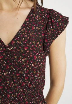 JDYGITTE SVAN CAPSLEEVE DRESS - Robe De Jour - Black/pink -JDY Soldes Magasin 78096e0803ab4d0791196e2bc0f07b96