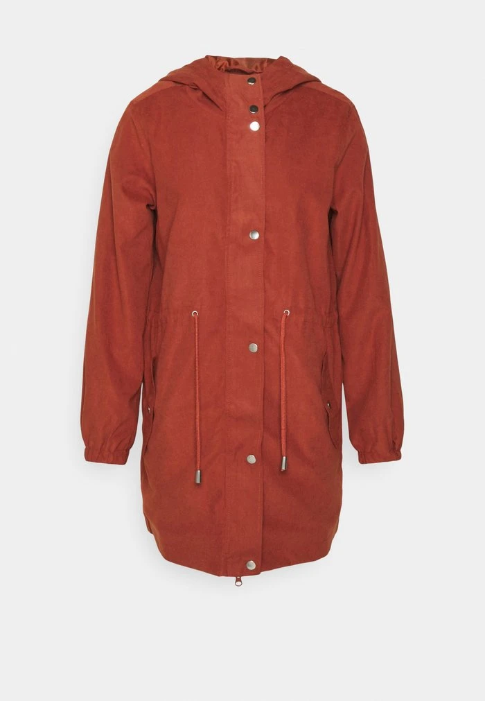 JDYHAZEL LONG - Parka - Metallic Red 4 JDYHAZEL LONG - Parka - Metallic Red – Image 4