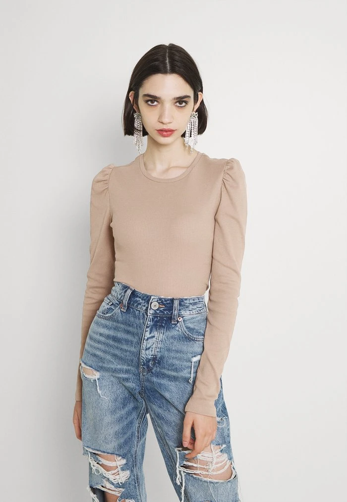 JDYCEREN PUFF SLEEVE - T-shirt à Manches Longues - Chanterelle 1 JDYCEREN PUFF SLEEVE - T-shirt à Manches Longues - Chanterelle