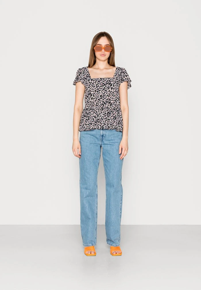 JDYSTARR LIFE CAP SLEEVE - Blouse - Black 2 JDYSTARR LIFE CAP SLEEVE - Blouse - Black – Image 2