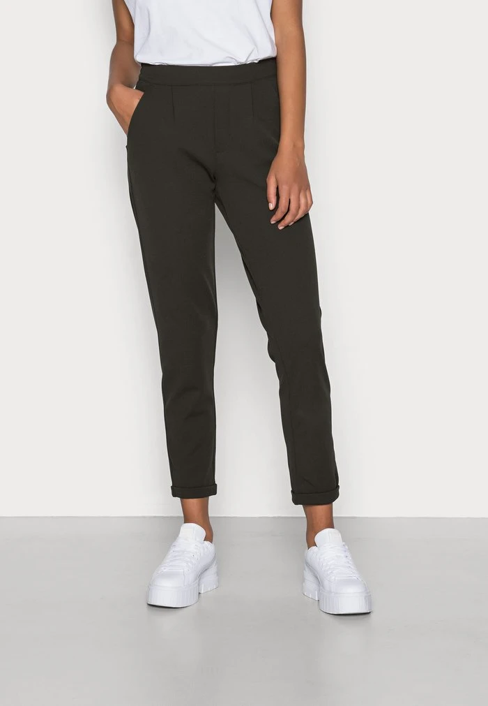 JDYDELICIOUS MIA ANCLE SOLID PANT - Pantalon Classique - Peat 1 JDYDELICIOUS MIA ANCLE SOLID PANT - Pantalon Classique - Peat