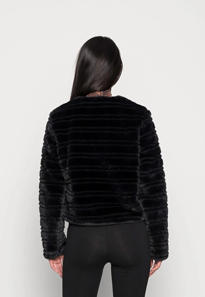 JDY DEER FAUX FUR JACKET - Veste D'hiver - Black 3 JDY DEER FAUX FUR JACKET - Veste D'hiver - Black – Image 3