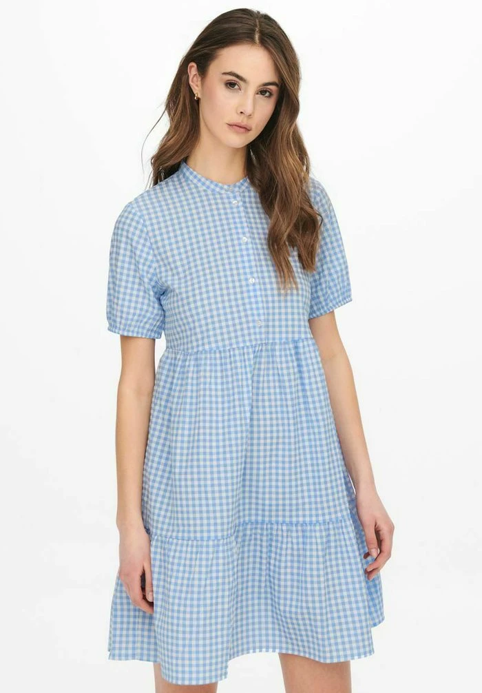 JDY KURZARM - Robe Chemise - Blue 4 JDY KURZARM - Robe Chemise - Blue – Image 4