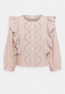 JDYSEVILIA LIFE 3/4 SHORT BLOUSE - T-shirt à Manches Longues - Bark