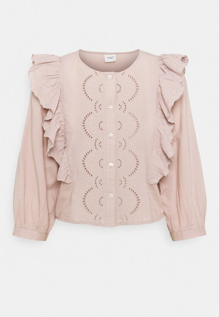 JDYSEVILIA LIFE 3/4 SHORT BLOUSE - T-shirt à Manches Longues - Bark 1 JDYSEVILIA LIFE 3/4 SHORT BLOUSE - T-shirt à Manches Longues - Bark