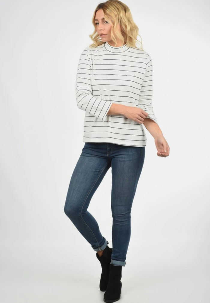 JDY ANNE - T-shirt à Manches Longues - Stripes 2 JDY ANNE - T-shirt à Manches Longues - Stripes – Image 2